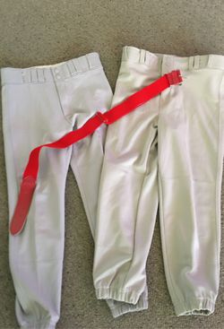 YOUTH BASEBALL PANTS: medium and large