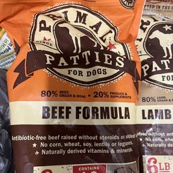 Primal Patties Raw Dog Food And (beef)