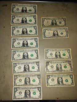 One Dollar Bills Star Notes
