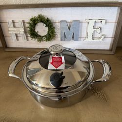 Vida Sana- Stainless Steel 2.5 Qt Casserole 