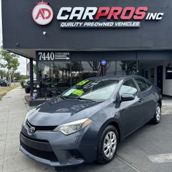 2015 Toyota Corolla W/91k Miles