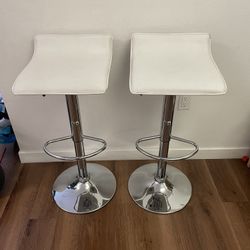 White Bar Stools