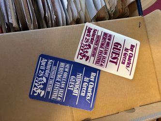 Vintage band stickers