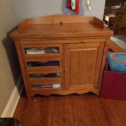 Baby Changing Table Solid Wood