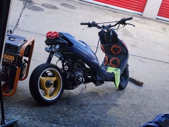Quick scooter welded 50cc peace sport souped up clean vin#
