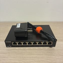 D-Link DGS-108 8-Port Gigabit Ethernet Switch