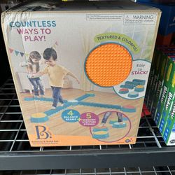 B. toys Sensory Balance Beams for Active Play Balance and Build Set