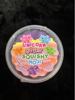 4 pack of mini unicorn sugar squishys