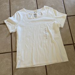 Woman’s Coral Bay SS Tunic Top Size MP Néw