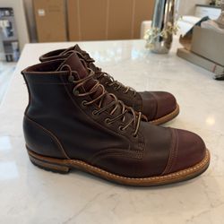 Truman Cap Toe Boots - Oxblood Doubleshot (Size 10)