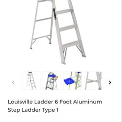 Louisville Ladder 6 Foot Aluminum Step Ladder
