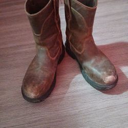 Hermans  Survivors  Steel-Toed  Work  Boots Size 7.5