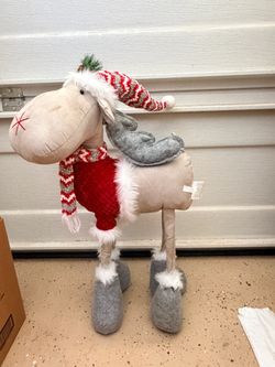 Christmas Reindeer and santa Decoration