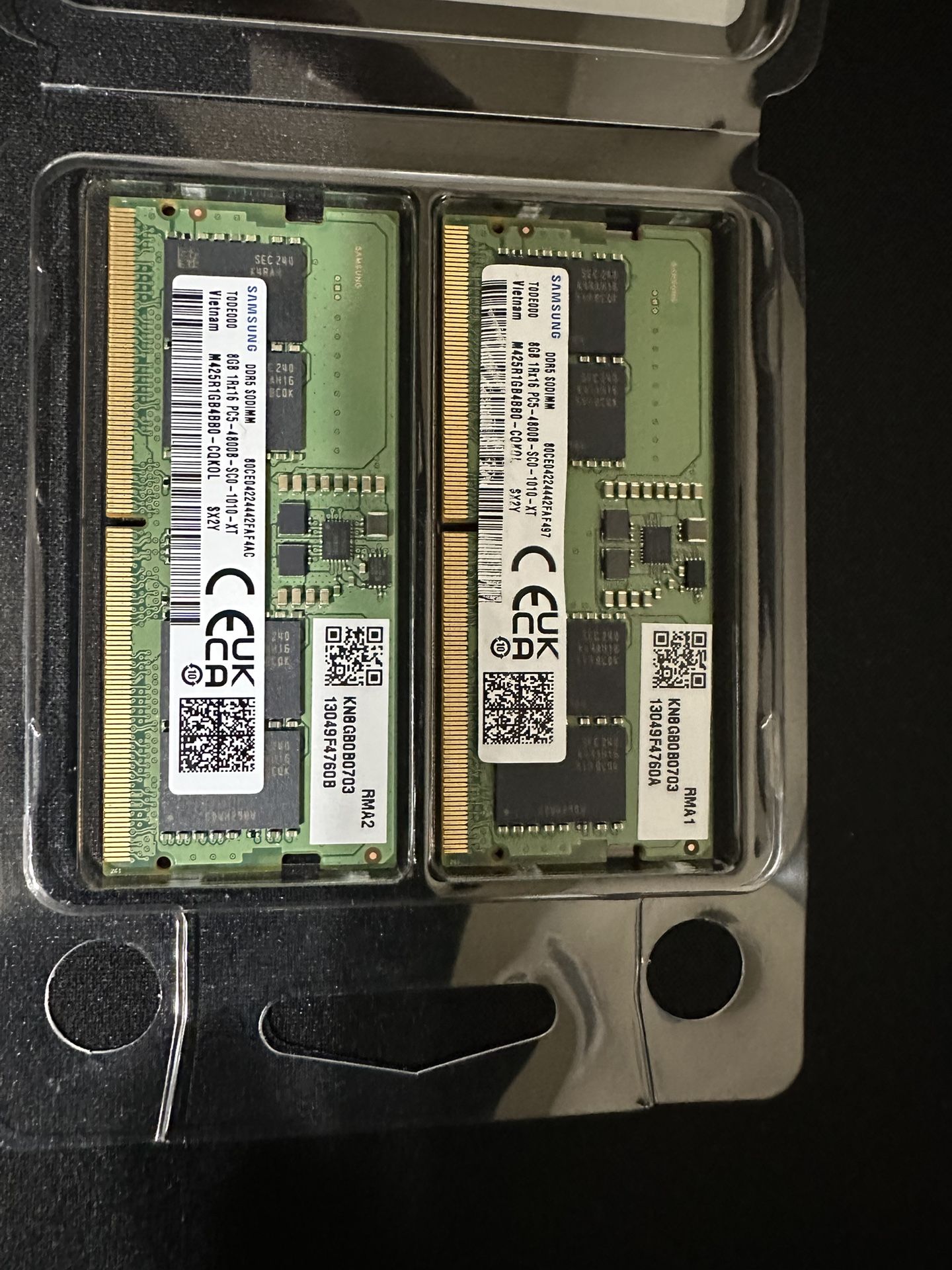 DDR5 Laptop RAM 16gb Total 4800mhz Electronics & Media