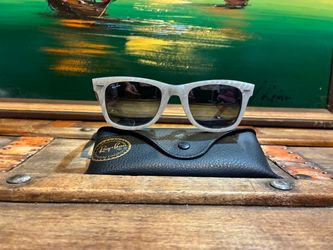 RARE Ray-Ban Wayfarer Rare Prints "Madreperla Blue" RB2140-A 994/40 50mm - MINT