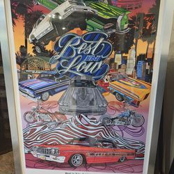 Peterson Auto Museum Beat in Low Exhibit Poster Framed