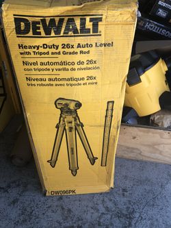Dewalt DW096PK Heavy Duty 26x Auto Level W/Tripod