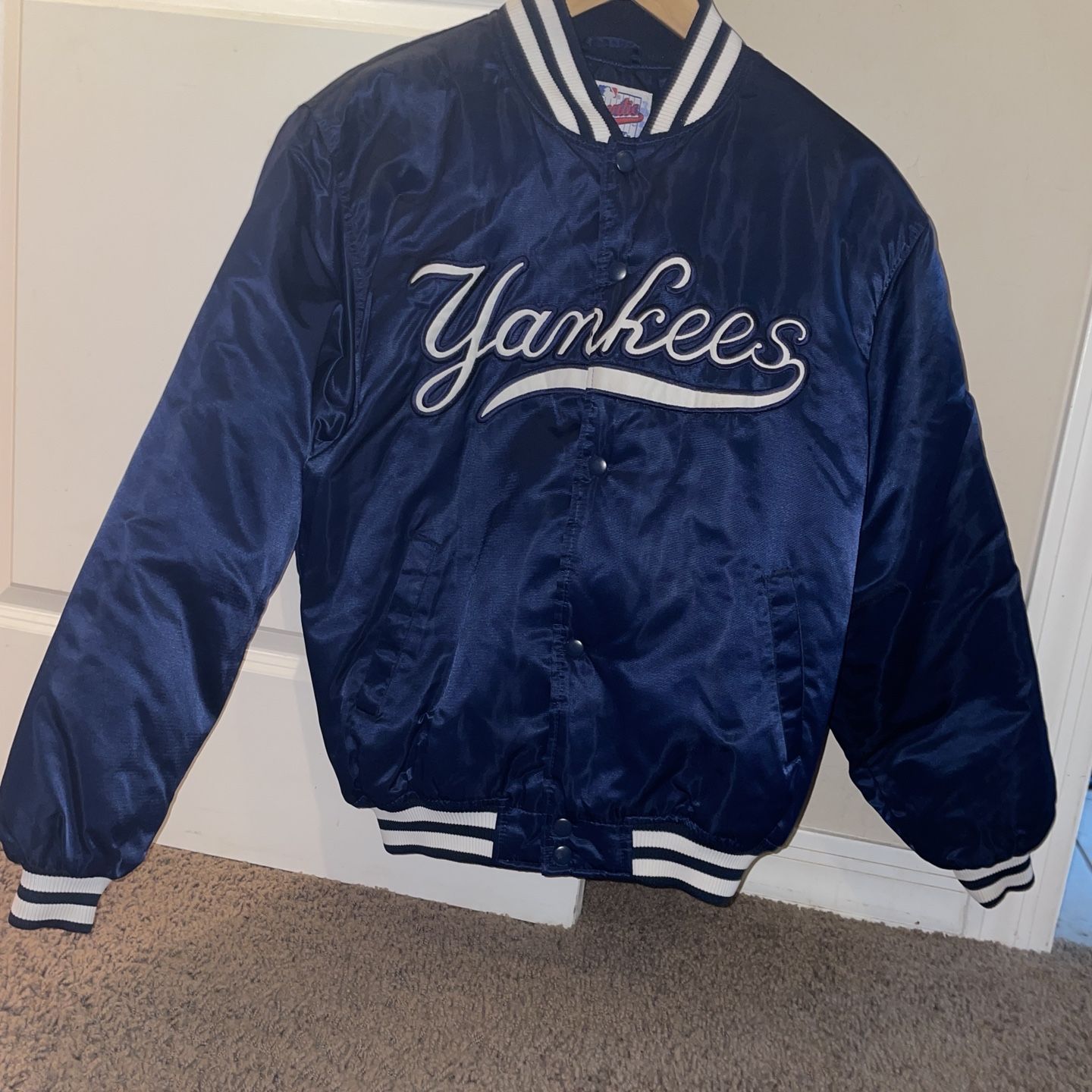 メンズ NY Yankees 1998 ワールドシリーズ スターター サテン