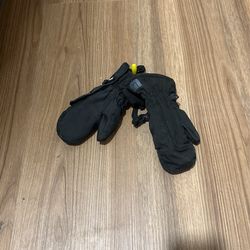 small Burton kid snow mittens