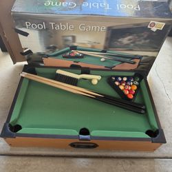 Mini Pool Table Game