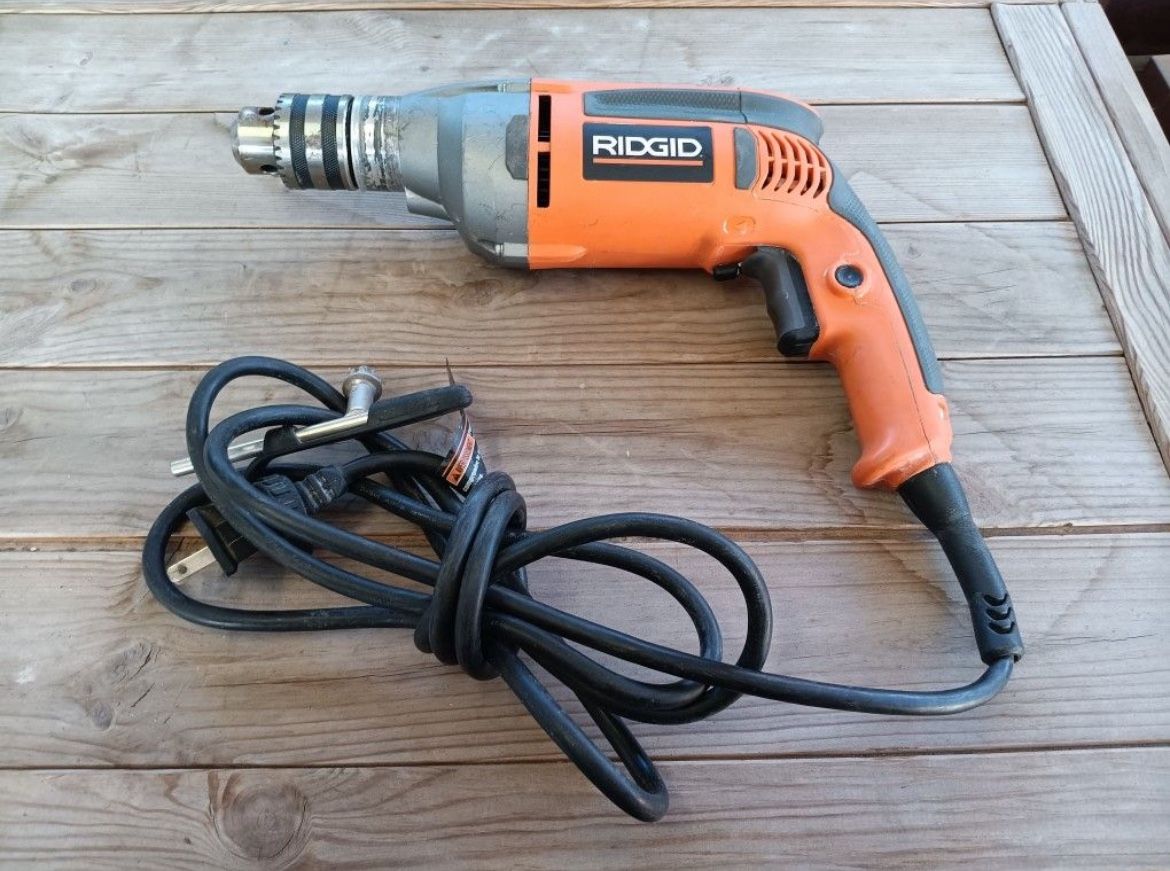 Ridgid Corded Hammer Drill RIDGID Amp 3/8 Corded Drill/Driver
