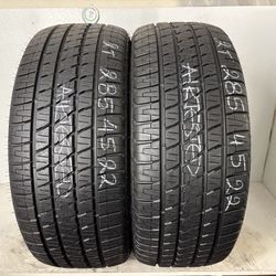 2 Tires 285 45 22 Bridgestone Dueler Hl Alenza 100% Tread Left No Repairs