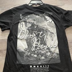 (Don’t Panic) Vintage Black Shirt 