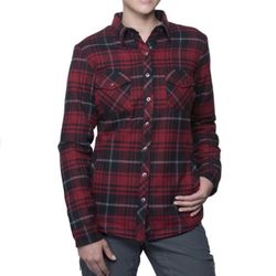 Women’s KUHL Kota Lined Plaid Flannel Shirt 