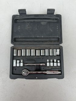 Husky 1/4 Drive Metric And SAE Socket Set