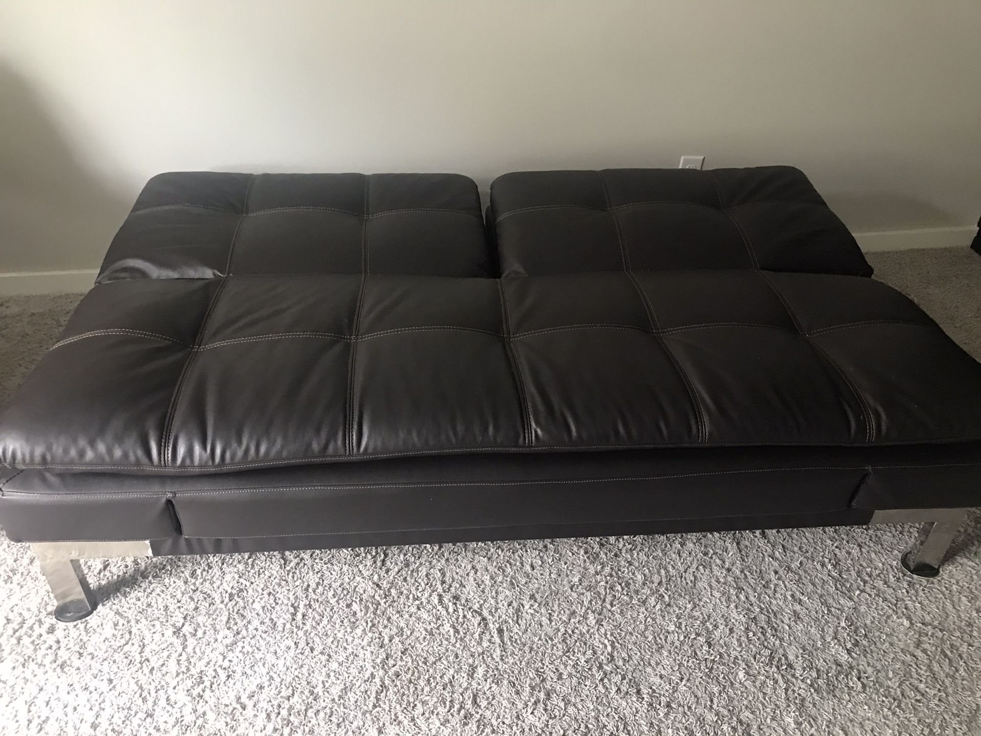 Leather futon for sale