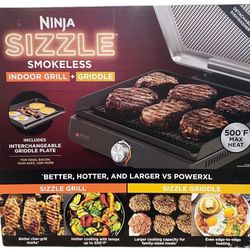 Ninja Sizzle Indoor Grill And Griddle 