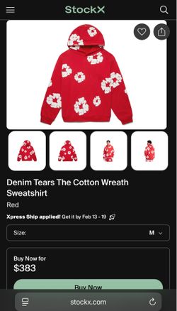 Denim Tears Hoodie Brand New Medium
