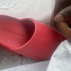 Red  Nike Slides Brand New