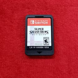 Super Smash Bros Ultimate Video Game Cartridge For Nintendo Switch - Cartridge Only - No Case - Working 