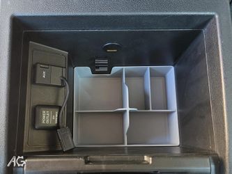 Honda pilot second generation 2009 2010 2011 2012 2013 2014 2015 arm rest storage area gray organizer insert tray cubby separator accessory