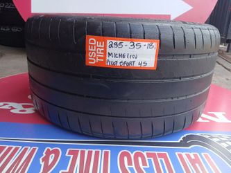1 used 285 35 18 Michelin Pilot Sport 4 s