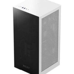 NZXT H1 Version 2 - CS-H11BB-US - Small Form-Factor ITX Case - Dual Chamber Airflow - Tinted Tempered Glass Front Panel - 140mm Liquid Cooler - SFX 75