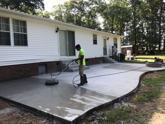 Overlay concrete design on the top existing concrete