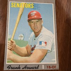 Frank Howard - MLB 1970 Trading Card 