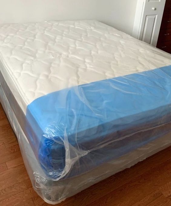 New queen mattress pillowtop and box spring BED FRAME IS NOT INCLUDED Home & Garden