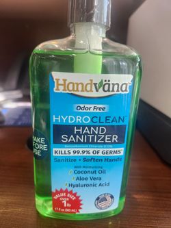 New Handvana Hydroclean Gel Hand Sanitizer