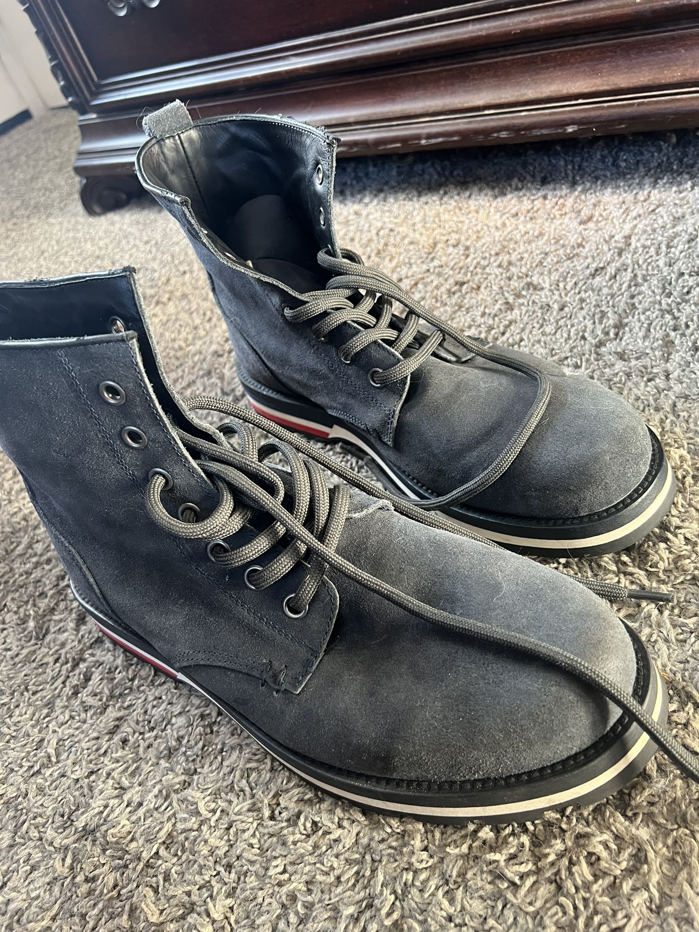 Moncler Suede Hiking boots 