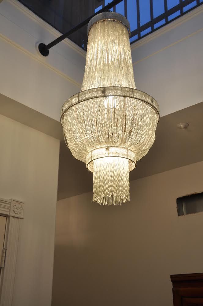 French Art Deco/Gatsby style chandelier.