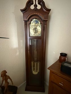 Excellent Pearl Grandfather Clock Celestial Edition