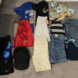 Nike, Under Armor, Levi, Gymboree,Children’s place