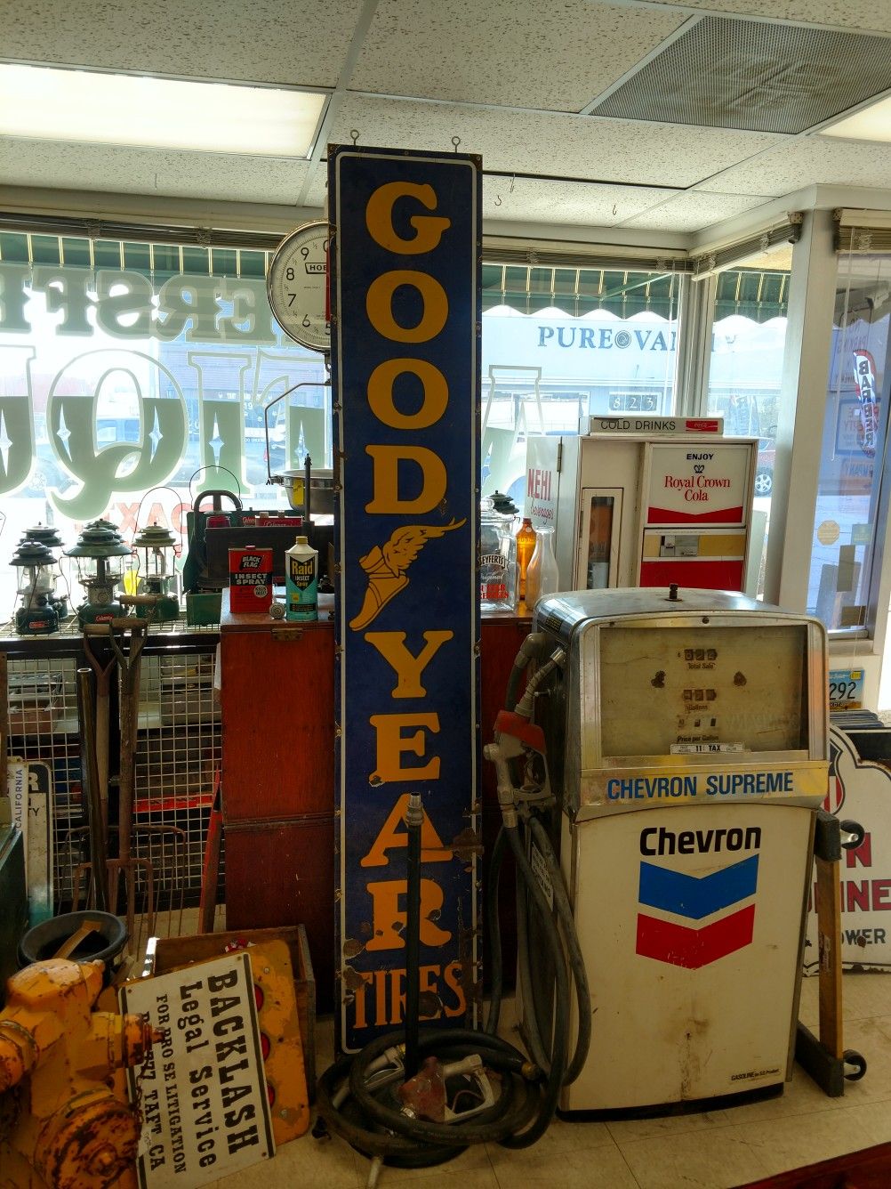 Porcelain Goodyear Sign