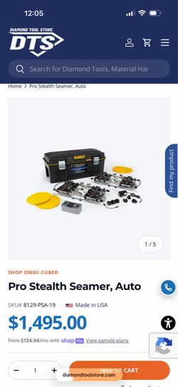 Omni cube seam setter