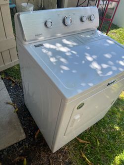 Maytag dryer includes 3 months warranty