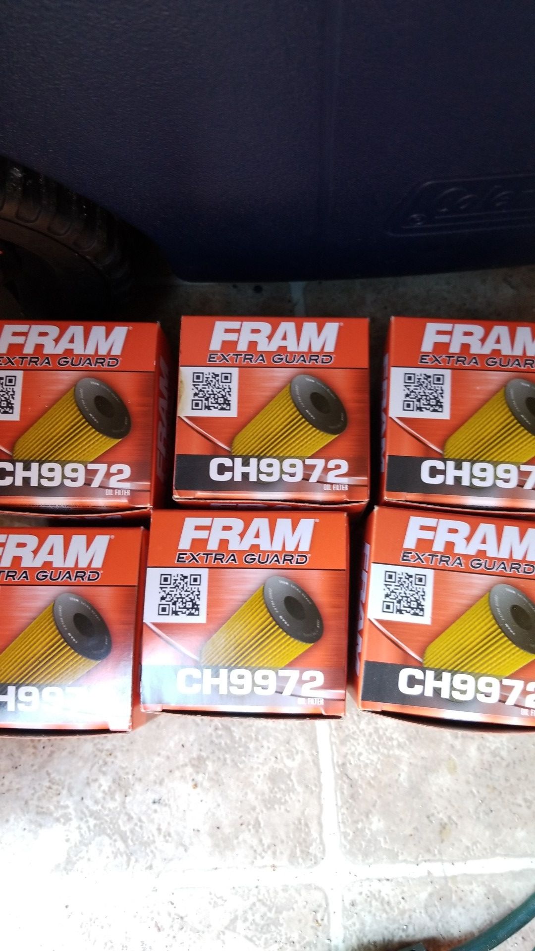 6 Brand new Fram Oil Filters CH9972