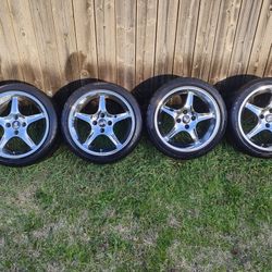 17" In 79'-93'' 4-LUG Ford Mustang Foxbody Cobra Wheels.